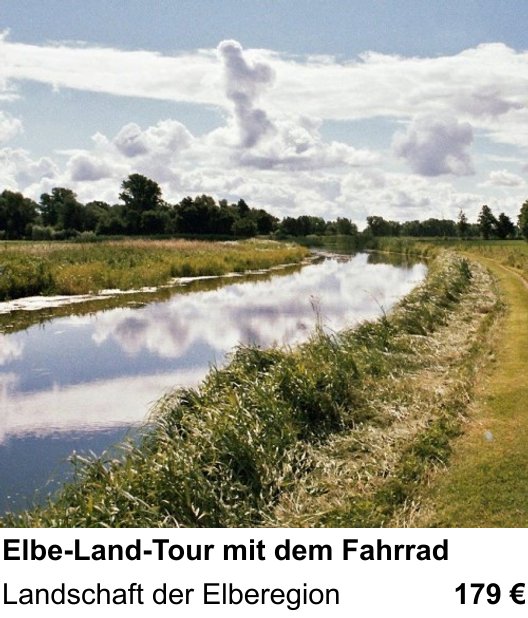 Inspirierender Fotoworkshop zu Elbe-Land-Tour mit dem Fahrrad: Landschaft der Elberegion