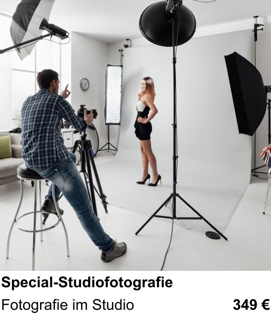 Praxisnaher Fotokurs Special-Studiofotografie in Düsseldorf