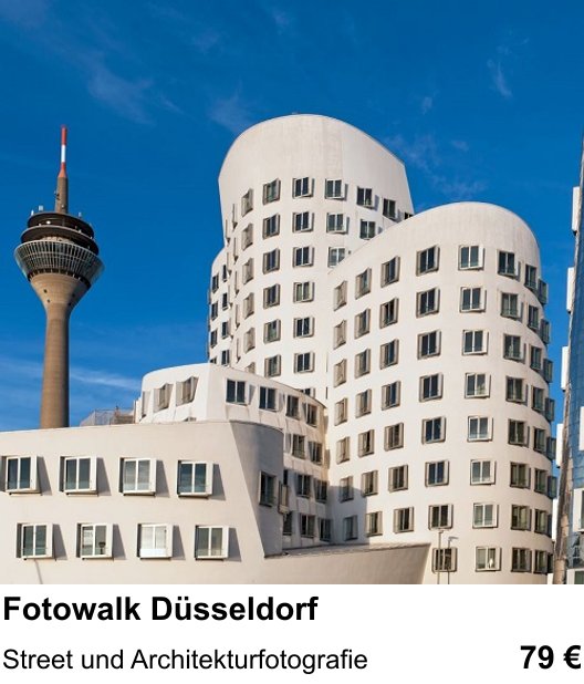 Praxisnaher Fotokurs Street- und Architekturfotografie in Düsseldorf