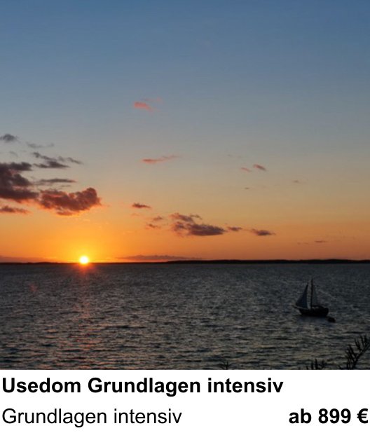 Inspirierender Fotoworkshop zu Usedom Grundlagen intensiv: Grundlagen intensiv